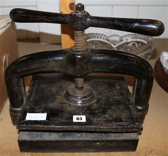 Letter press